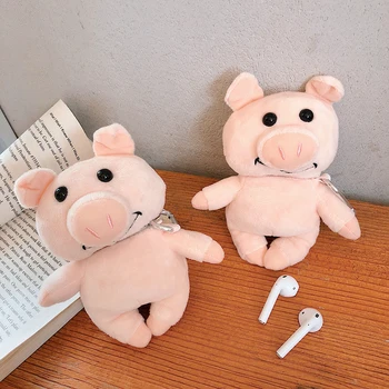 

CheeryMoon Lovly 3D Pig Furry Cases Plush Warm For Airpods Pro 3 Airpod 2 Airpod2 Wireless EarPods 1/2 CASE Protective Cover