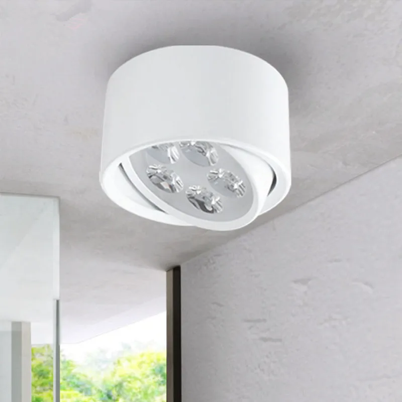 

Open-mounted LED Downlight 3/5/7W Surface Mounted Spotlights TV Backdrop Hallway Ceiling Lamp
