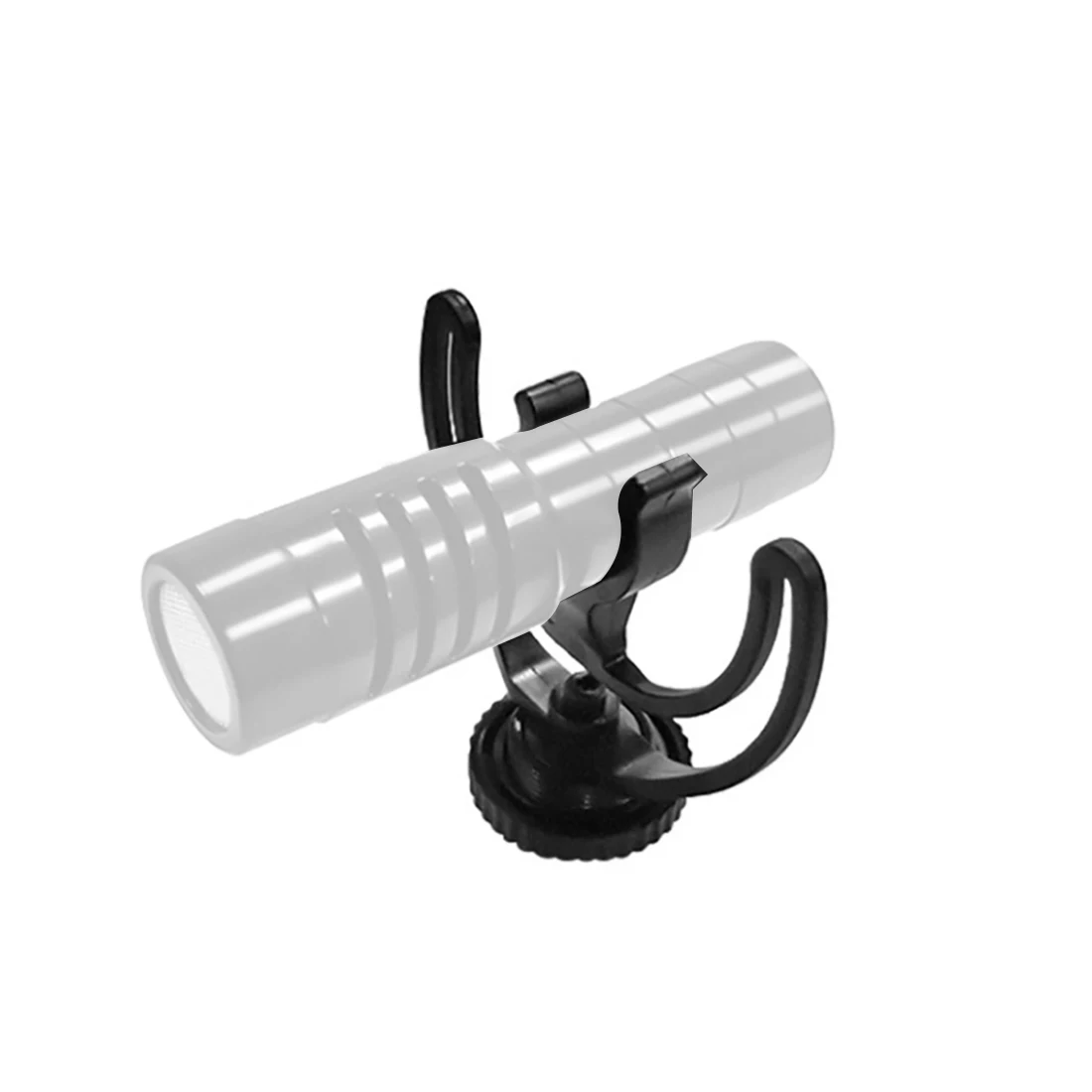 2Pcs Plastic Universal MicShock Mount Cold Shoe Hotshoe Adapter Microphone Bracket for VM100 200 Microphone On Holder Stand