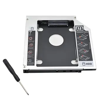 

Notebook Laptop Pc Cd Driver Slot Hdd Ssd Holder Bracket Plastic Sata Hard Disk Drive Optical Bay With Screwdrive