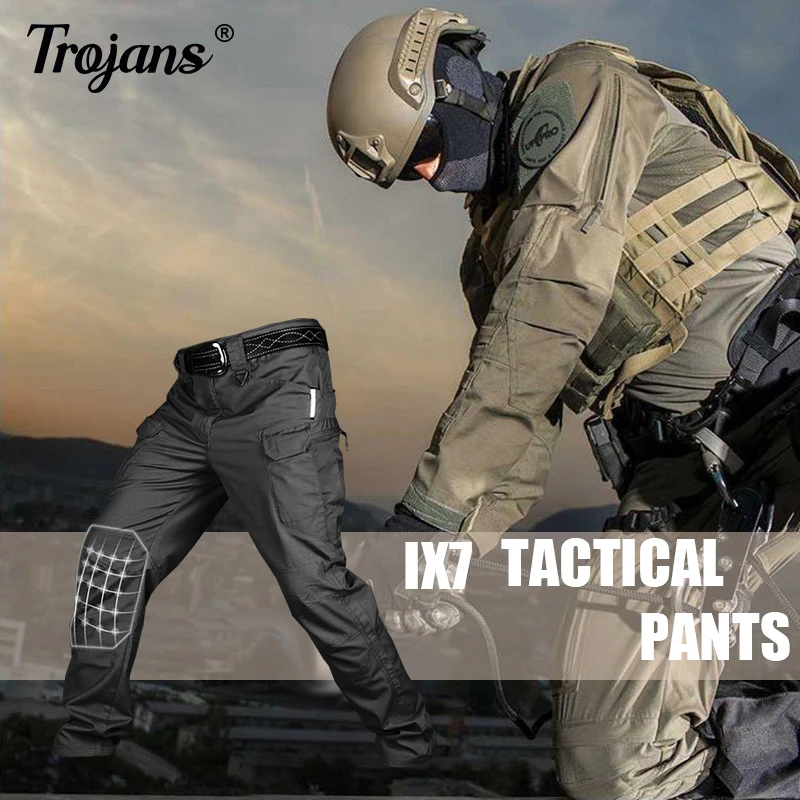 

2024 Tactical Pants Men IX9 City Military SWAT Combat Army Pants Casual Men Hiking Pants Outdoor Camping Cargo Waterproof Pants
