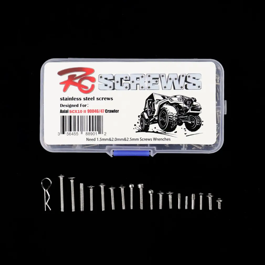 

Rc Car Stainless Steel Hexagon Socket Head Bolt Nut Set M2 M2.5 M3 M4 For 1/8 1/10 Bigfoot Traxxas Summit E-Revo