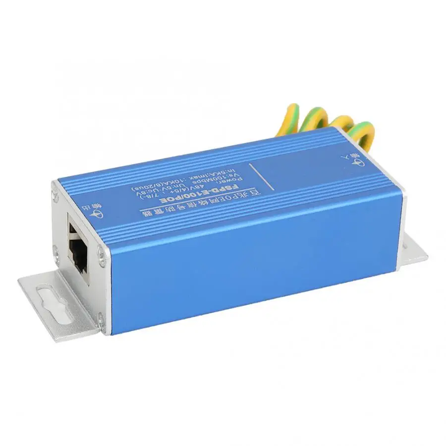 Wifi автоматический выключатель протектор Arrester металлический корпус с RJ45 сетевой интерфейс для коммутаторов FSPD-E100/POE