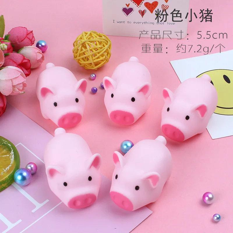 1 шт., декомпрессия, CuteToy, подарок на день рождения, животное, антистрессовый мяч, мягкая игрушка для снятия стресса, детский подарок, Декор - Цвет: random 1piece