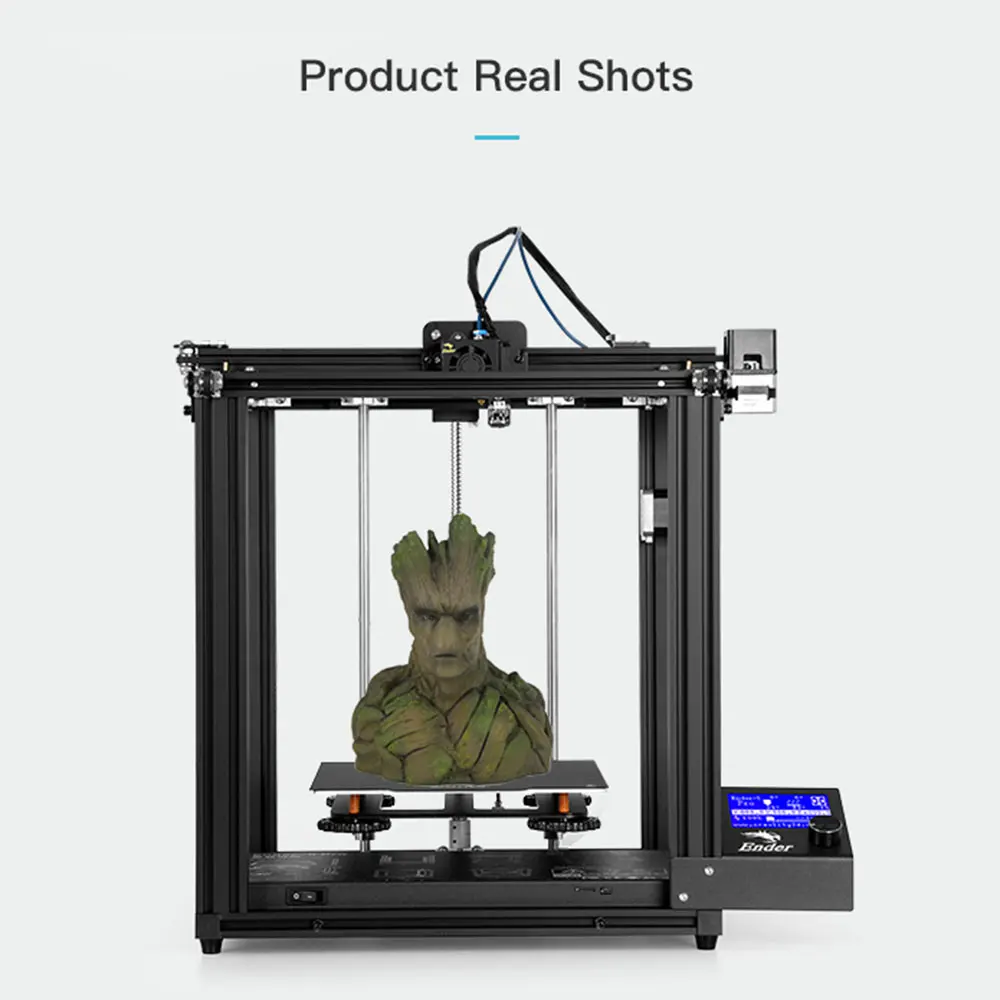 Creality Ender 5 Pro 3d принтер обновление V1.15 Бесшумная материнская плата стабильный выход с металлической рамкой экструдера использование Козерога Боуден PTFE