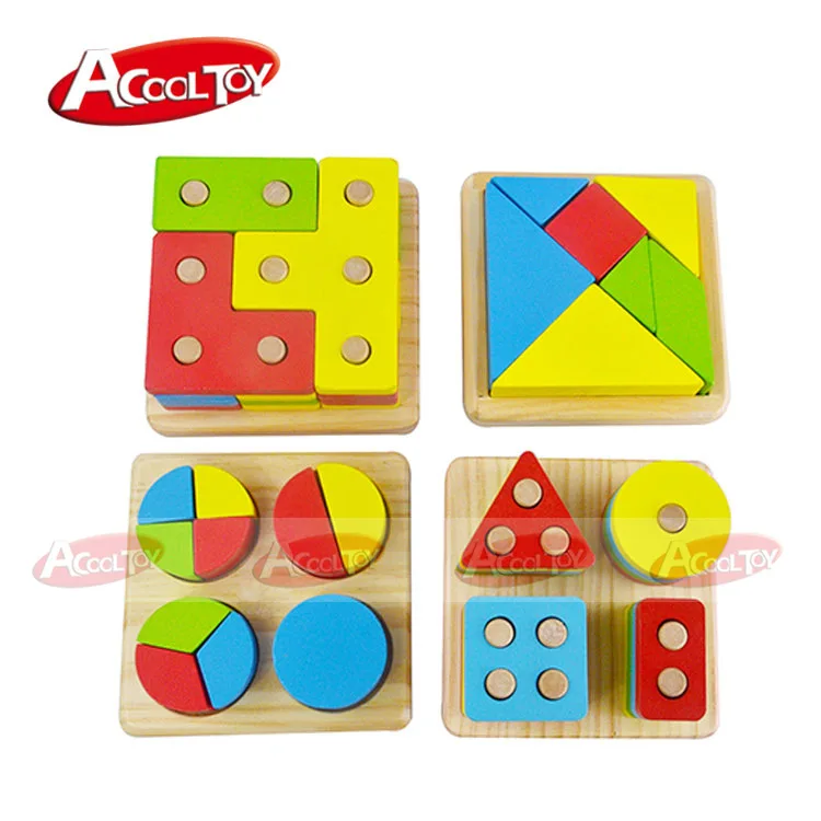 

Acooltoy 18 Months Or above Infants Children'S Educational Four-piece Set-Shape Matching Educational Toy