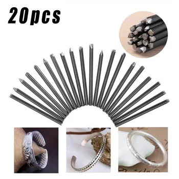 

Parts Punch Kit 20pcs Flower Stainless steel DIY Assorted Jewelry Stamp