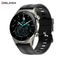 MELANDA 2021 Smart Watch uomo IP68 impermeabile Full Touch schermo tondo modalità sport multipla frequenza cardiaca Smartwatch meteo per uomo