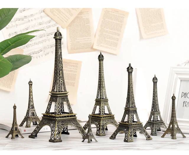 Famous building La Tour Eiffel handicraft ornament Eiffel Tower iron model  sculpture desktop Home decoration accessories a1780 - AliExpress