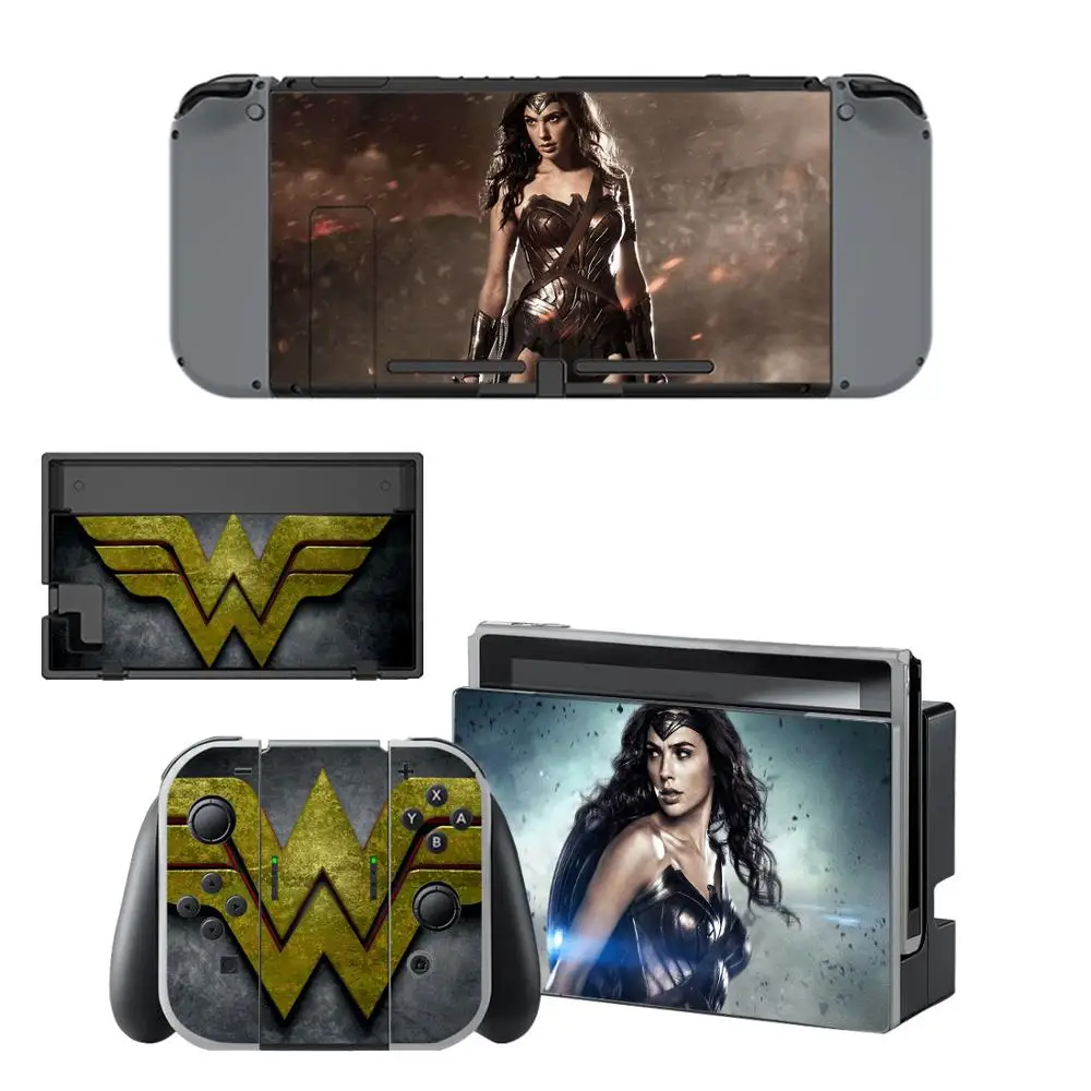 DC Wonder Woman nintendo Switch наклейка на кожу nintendo Switch наклейка s skins для nintendo Switch консоль и контроллер Joy-Con