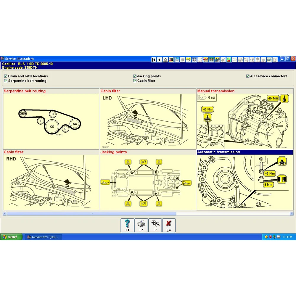 Car Repair Software Car Diagnostic Tool Auto Data 3.45