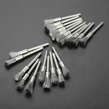 3 мм хвостовик 60x проволока щетки колеса электрическая Полировка шлифовальный инструмент по дереву