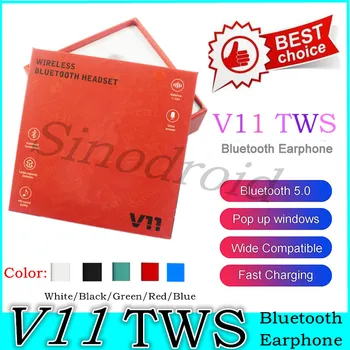 

V11 invisible Wireless Earphone Bluetooth Earbuds V5.0 TWS Mini Bluetooth Earpieces Wireless Stereo Earbuds With Charging Case