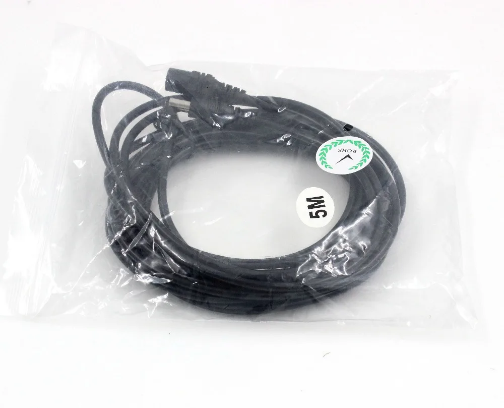 Кабель удлинитель для камеры видеонаблюдения 2 1*5 5 мм 16 м 10 м|security camera connector|camera