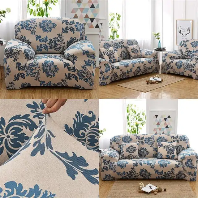 Sofa Cover Antiskid Spandex Stretch Elastic Whole With Sofa Cover Antiskid Spandex Stretch