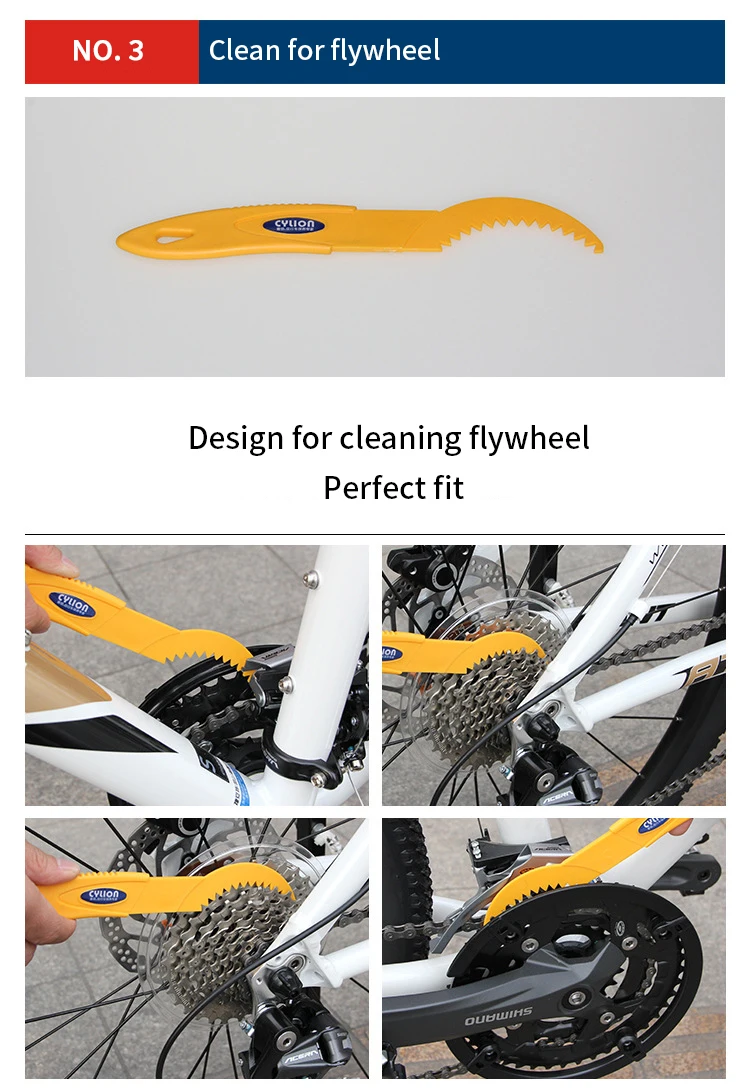 CYLION велосипед Чистка мотоцикл цепь очиститель велоинструменты наборы шин щетки дорога MTB чистящие перчатки цепи инструмент Комплекты для уборки