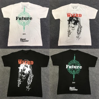 

20SS High Quality Future Rhude T Shirt Couples T Shirt Figure Print Hip Hop Top Tees Streetwear Rhude T shirts Men Women