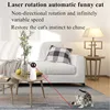 Automatic Cat Toys Smart Interactive Teasing Laser Funny LED Laser Rotating Pet Electronics Cat Toy USB Charge Cat Accessories 3