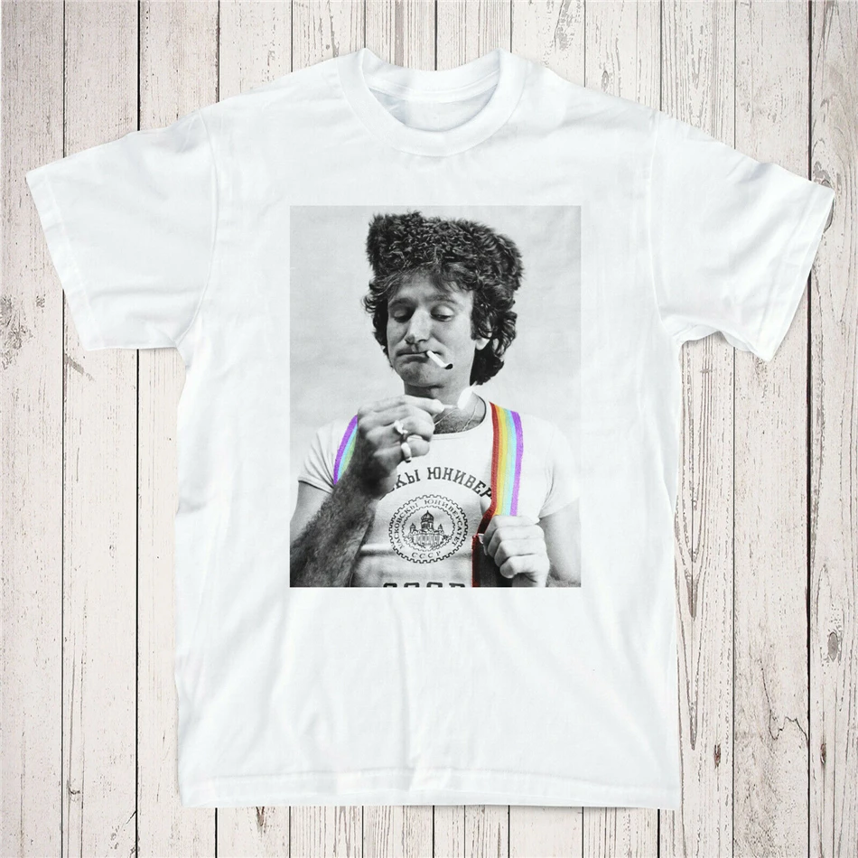 Robin Williams Tribut T Shirt Mork 