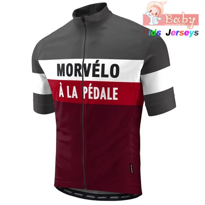 1 Детская летняя одежда для велоспорта Morvelo, футболка с коротким рукавом для велоспорта, одежда для велоспорта, одежда Ropa Ciclismo Mtb Jersey Ciclismo - Цвет: 1