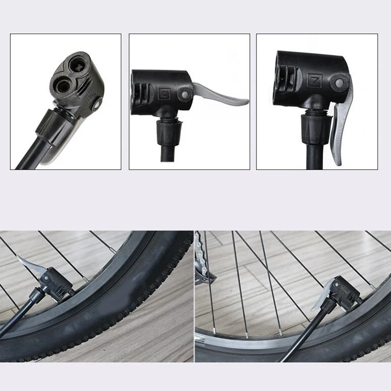 Высокое качество колеса MTB велосипед ножной насос электрический скутер Манометр воздушный насос маленький и красивый