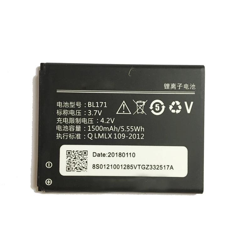 Аккумулятор BL171 для телефона Lenovo A319 A60 A500 A65 A390 A368 A390T A356 A370E A376 аккумуляторная
