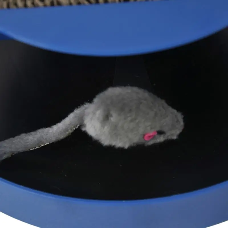 Игрушка для кошек, питомец, котенок, Лови движущейся мыши, плюшевый когтеточный уход за когтями, коврик Y1AB