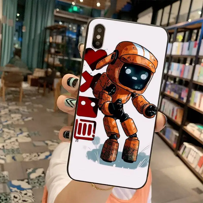 Мягкий черный чехол для телефона PENGHUWAN с анимацией Love Death & Robot iPhone 11 pro XS MAX 8 7 6 6S Plus X