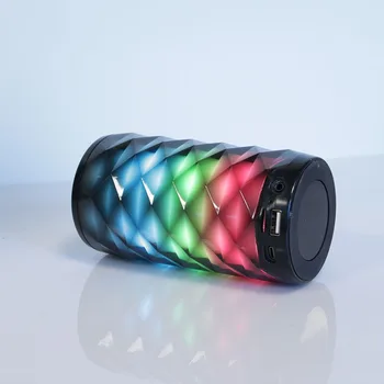 

2019 Colorful Night Light Bluetooth Speaker Wireless Mini Mobile Phone Subwoofer Outdoor Home Bathroom Speaker Hands Free Speake