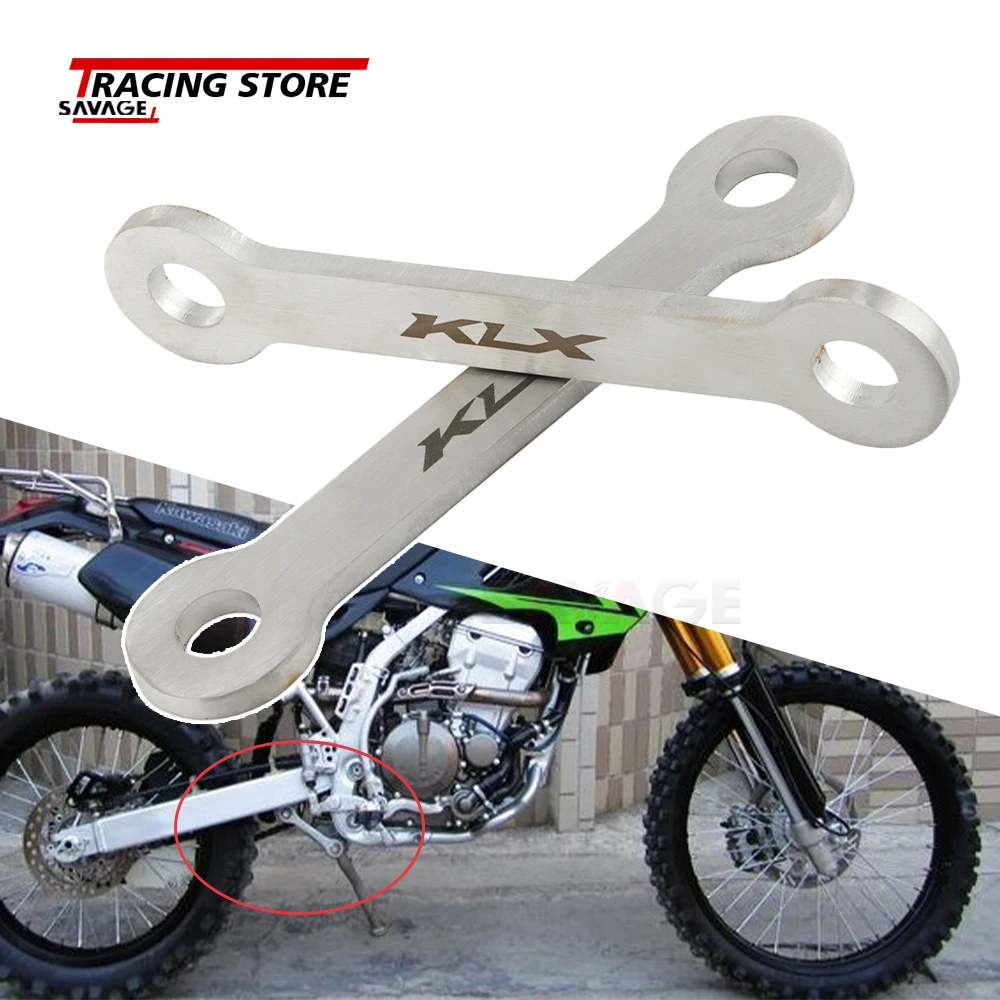 Motorcycle Lowering Links For Kawasaki KLX250/300 - Stainless Steel Suspension Linkage Kit