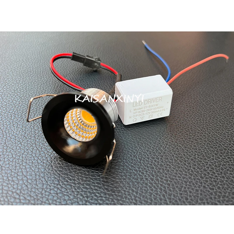 1/4 Pcs Recessed 3W Led Cabinet Mini Spot light 110V 220V Downlight Jewelry Show Include Driver for Leds Ceiling Lamp