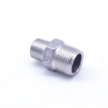 

1/8" 1/4" 3/8" 1/2" 3/4" 1-1/4" 1-1/2" BSP Thread 304 Stainless Steel Different diameter Double Head Male Thread Pipe Fittings