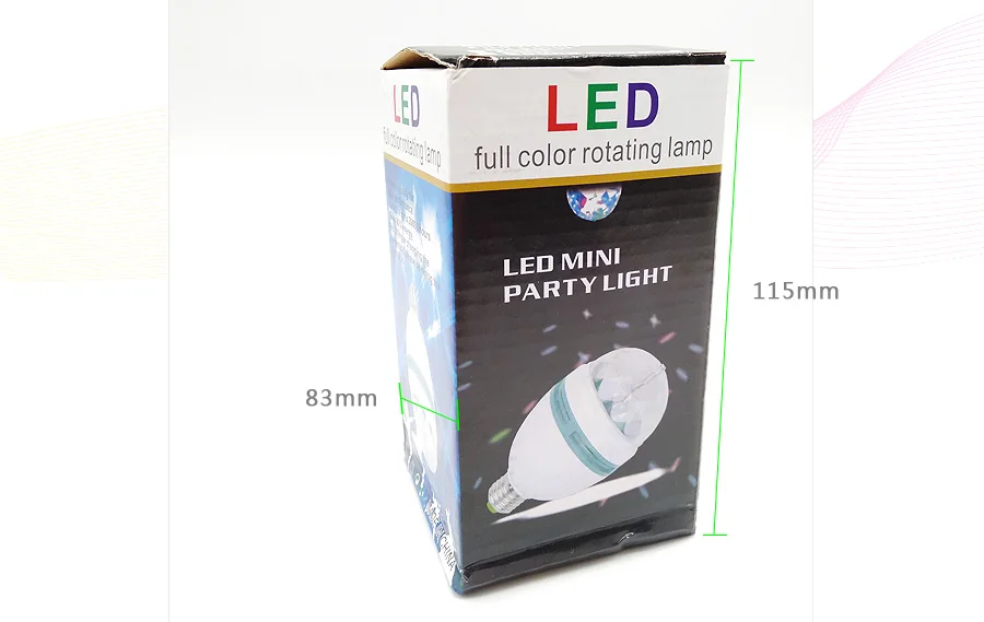 Portable multi LED bulb Mini Laser Projector DJ Disco Stage Light Xmas Party Lighting Show with E27 (6)