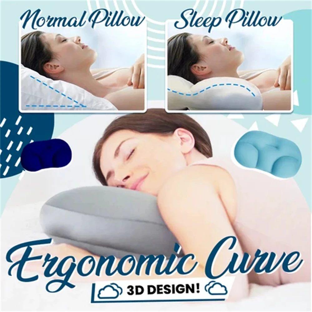 All-round Cloud Pillows Creative Micro Airballs Multi-functional Egg Well  Sleep Pillow Super Soft Pillow For Neck Home Textiles - Pillow - AliExpress