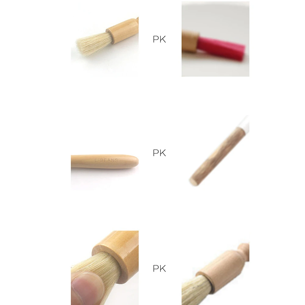 Щетка для очистки Кофемолки с деревянной ручкой Щетина Щетка для рисования шлифовальная машина помощник для очистки