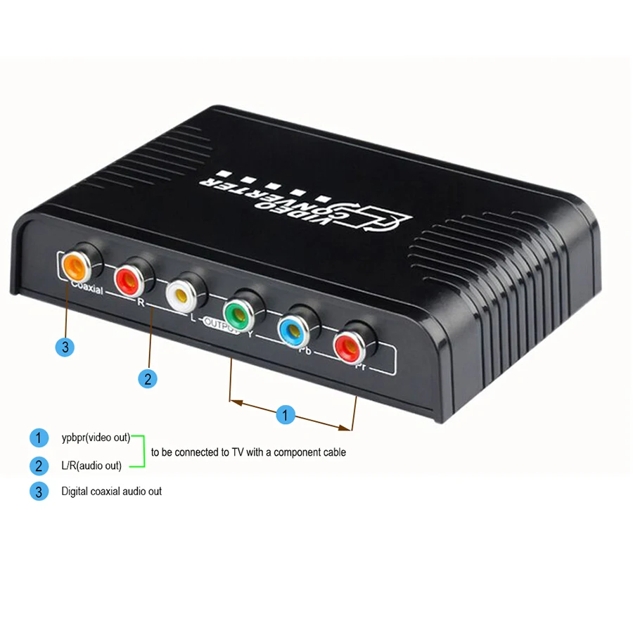 Адаптер Переходник HDMI в RGB для PS4 apple TV|component to hdmi converter|component hdmihdmi converter |