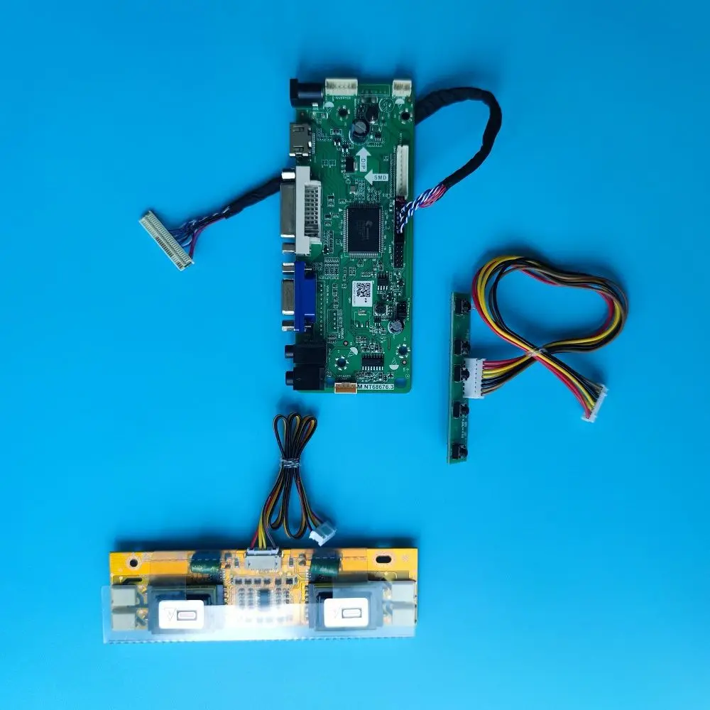 Комплект для телефона 1024 × 768 М. NT68676 DIY 15 0 &quotLVDS 4 лампы контроллер панель экрана 30pin