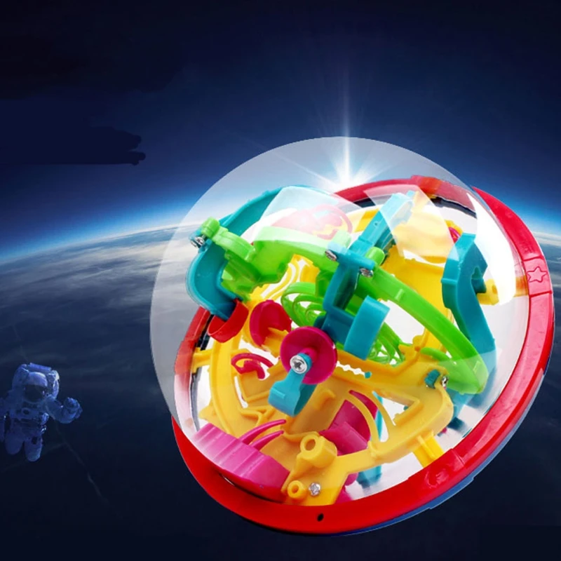 2020 новый дропшиппинг 100 барьеры 3D магический интеллект мяч баланс лабиринт игра