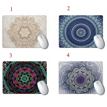 

Gaming Mouse Pad Mat Rectangle Geometric Pattern Printed Anti Slip Computer Mousepad for Home Office KQS8