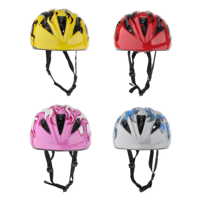 US $14.34 Kids Teenager Roller Skating Bicycle Breathable Helmet Children Adjustable Safety Hat for Fishing C