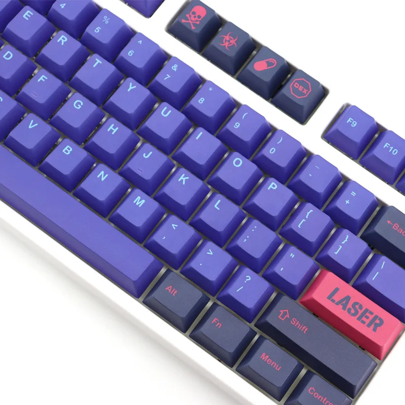 Chaves Gmk Laser Keycaps Pbt Cinco-face Sublimação Teclado Mecânico Keycap Cereja Perfil para mx Switch 132 - Imagem 5