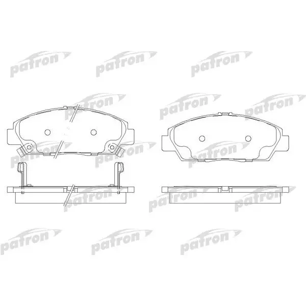 Колодки тормозные дисковые передн HONDA: ACCORD V 93-96, ACCORD
