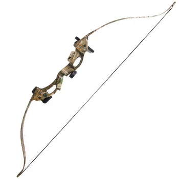 

48" Archery Recurve Bow For Game ShootingCamouflage Target Shooting Hunting Practice Bow For Shooting Outdoor Child Gift