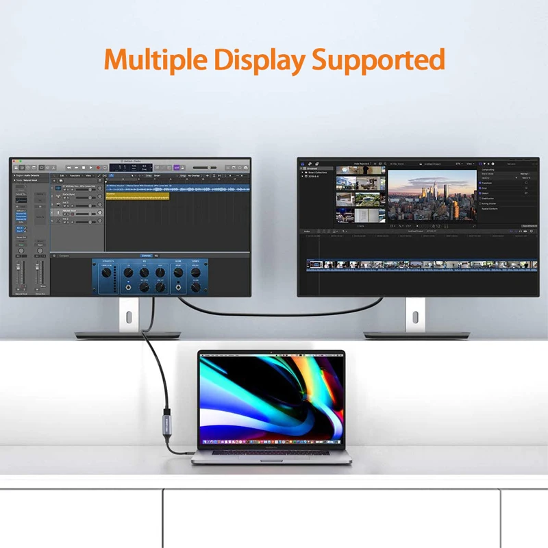USB type C к DisplayPort кабель 4K @ 60Hz 1080p Thunderbolt 3 UHD внешнее видео для MacBook 2017 Galaxy S9 Huawei
