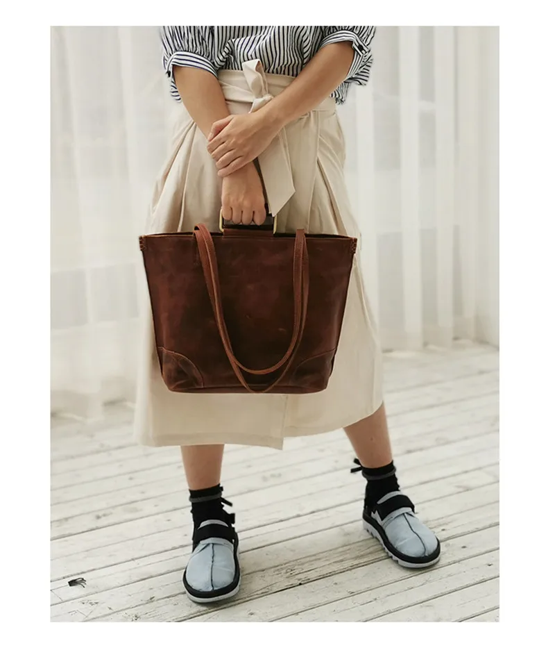PNDME, модная, винтажная, натуральная кожа, женская сумка, повседневная, простая, Воловья кожа, женская сумка для покупок, на плечо, ручная работа, коричневая сумка