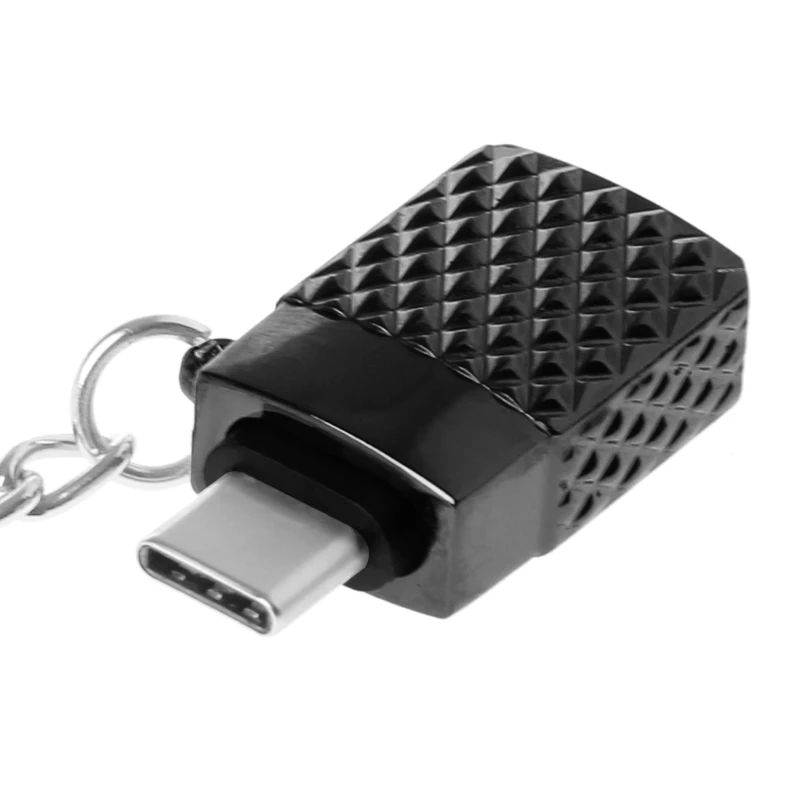 Металлический Тип C Мужской к USB 3,0 Женский адаптер конвертера OTG для Macbook Xiaomi S8