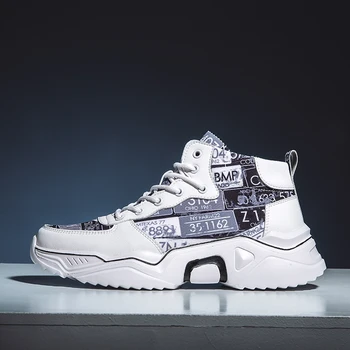 

Men's Shoes Summer Tide Shoes Wild High-top Shoes Casual Sports Travel Shoes 2020 New Increase Spring Dad Shoes Sneakers