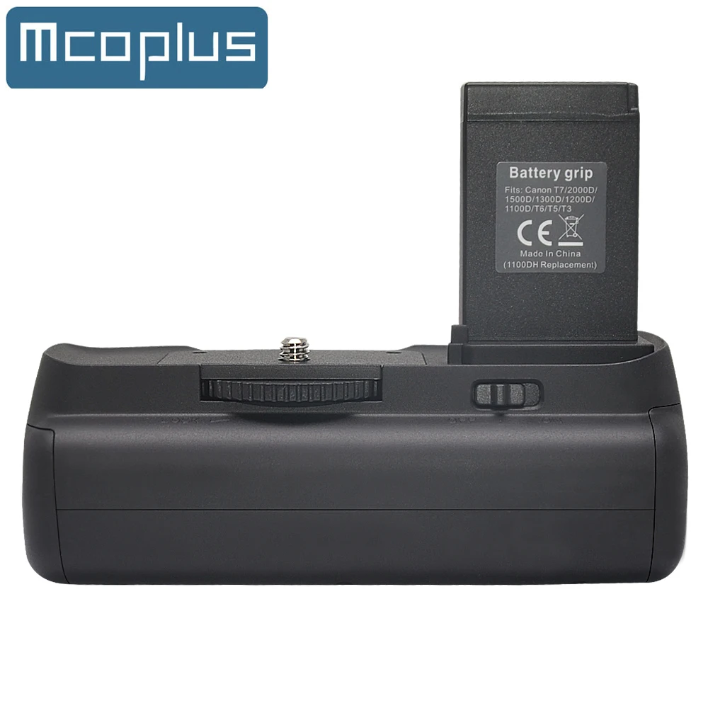 Mcoplus Bg-1100D Bg-E10 Verticale Battery Grip Holder Per Canon Eos 1100D 1200D 1300D 1500D 2000D / T3 T5 T6 Macchina Fotografica