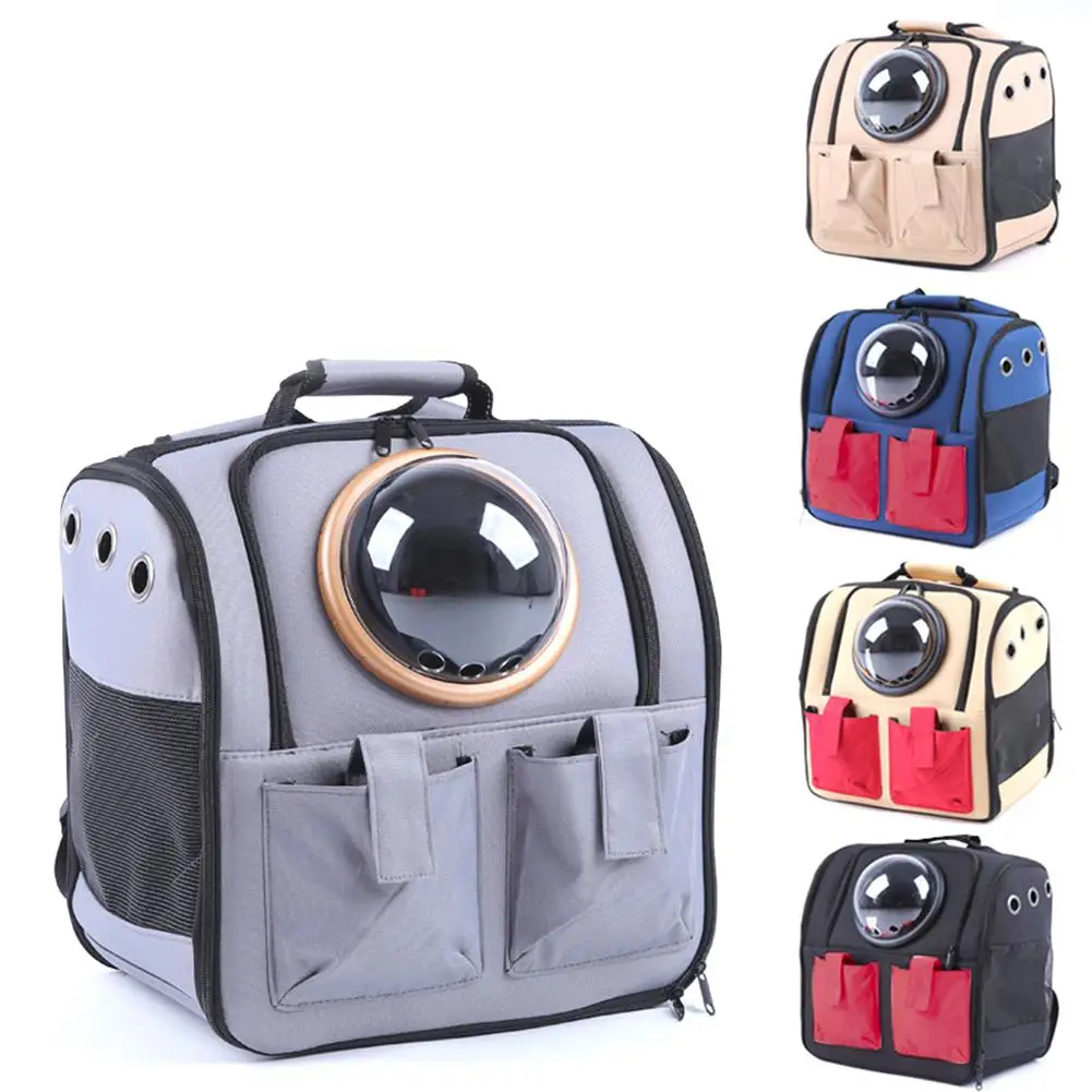 

Transparent Pet Transport Backpack Car Bike Window Bubble Top Quality Astronaut Space Capsule Cat Dog Travel Bag