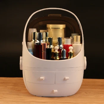 

Makeup Organizer Cosmetic Drawer Cosmetic Storage Case Brush Toiletry Container Waterproof Desktop Makeup Storage Box Beauty Box